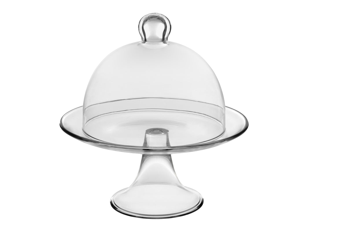 BANQUET SET FOOTED PLATE 8" WITH DOME by Vidivi