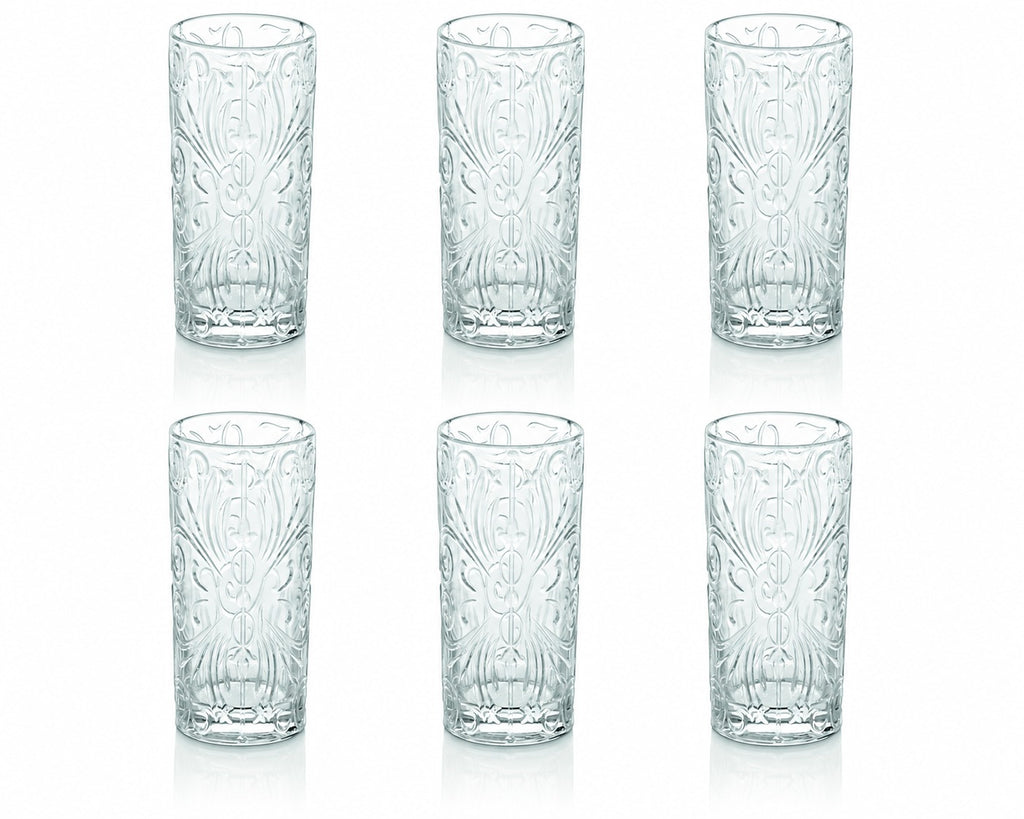 BURANO Set of 6 TUMBLER HB 11OZ by Vidivi