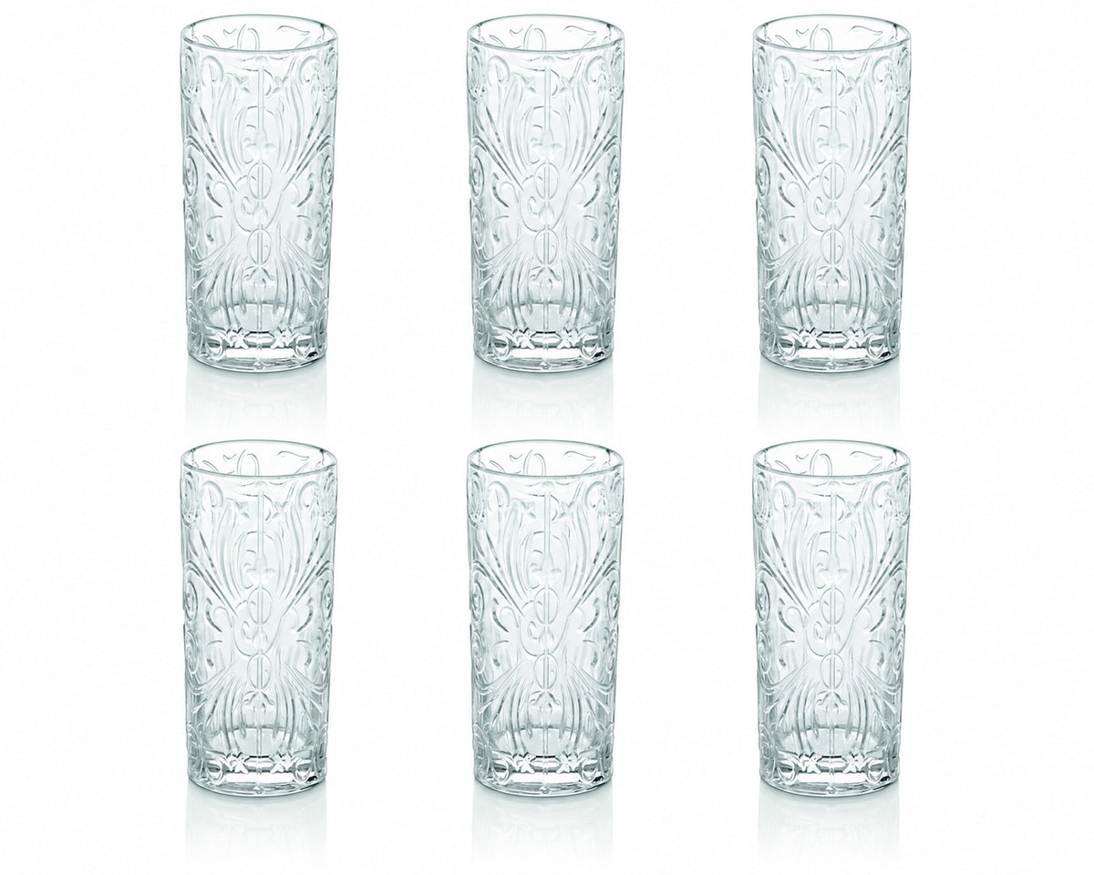BURANO Set of 6 TUMBLER HB 11OZ by Vidivi