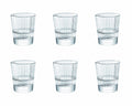 DIVA 2.4.6 Set of 6 SHOT GLASSES 2OZ by Vidivi