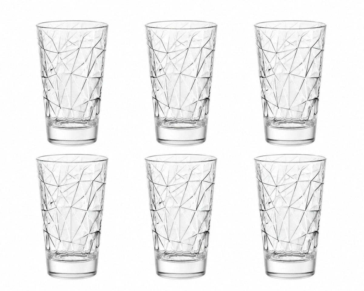 DOLOMITI Set of 6 TUMBLER HB 14OZ by Vidivi