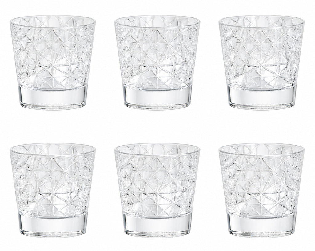 DOLOMITI Set of 6 TUMBLER OF 9OZ by Vidivi