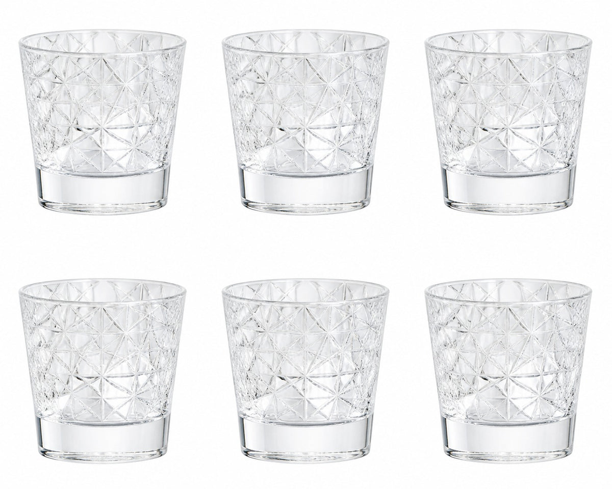 DOLOMITI Set of 6 TUMBLER OF 9OZ by Vidivi