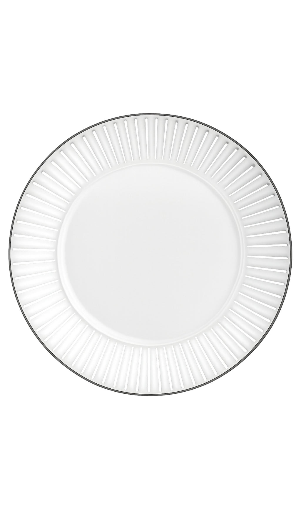 ESSENZE DIVA SET OF 2 CHARGERS 13" W/GOLD RIM by Vidivi