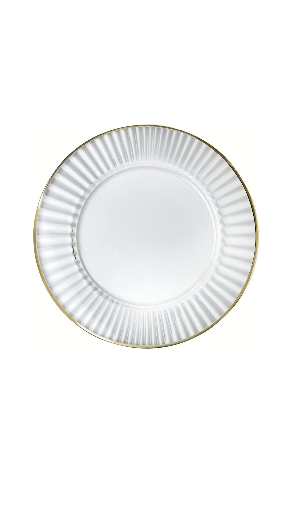 ESSENZE DIVA SET OF 6 PLATES 6" WITH GOLD RIM by Vidivi