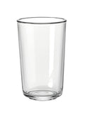 ESSENZE MURANO SET OF 6 TUMBLERS HB 15OZ W/PLAT.RIM by Vidivi
