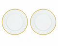 ESSENZE SET OF 2 CHARGERS 13" WITH GOLD RIM by Vidivi