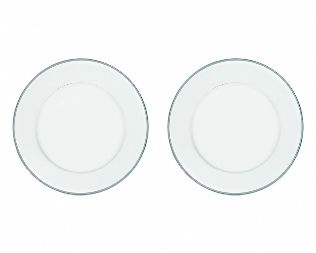 ESSENZE SET OF 2 CHARGERS 13" WITH PLAT. RIM by Vidivi