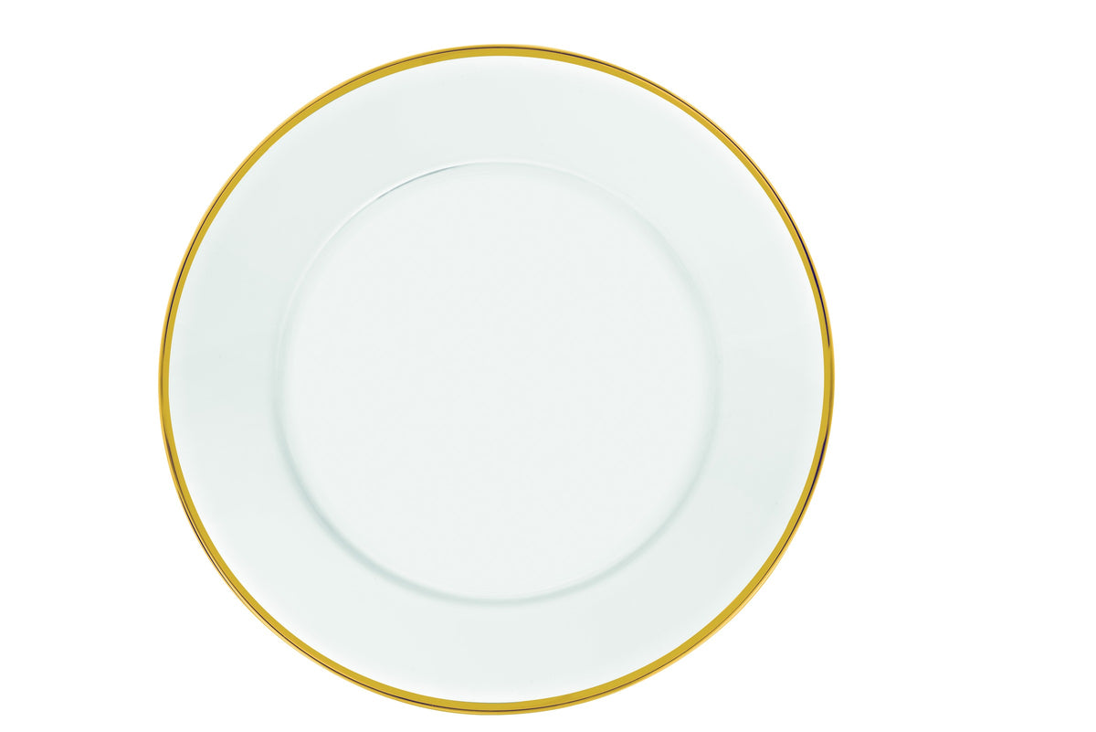 ESSENZE SET OF 6 PLATES 6" WITH GOLD RIM by Vidivi