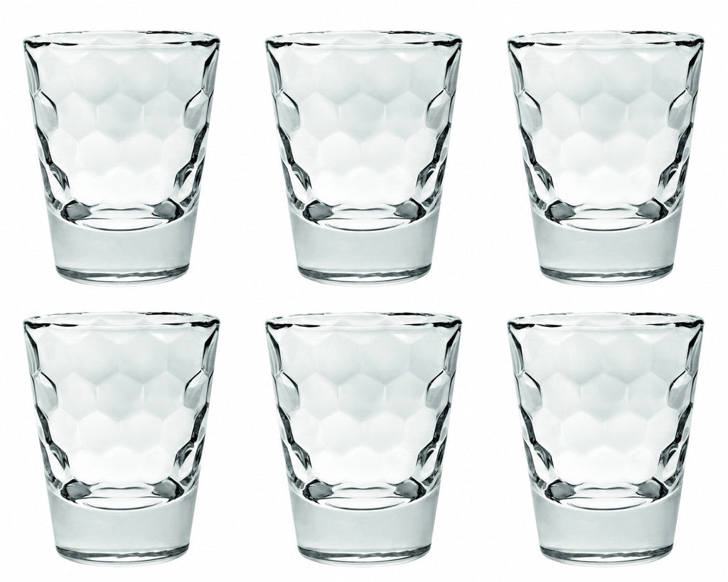 HONEY Set of 6 SHOT GLASSES 2OZ by Vidivi