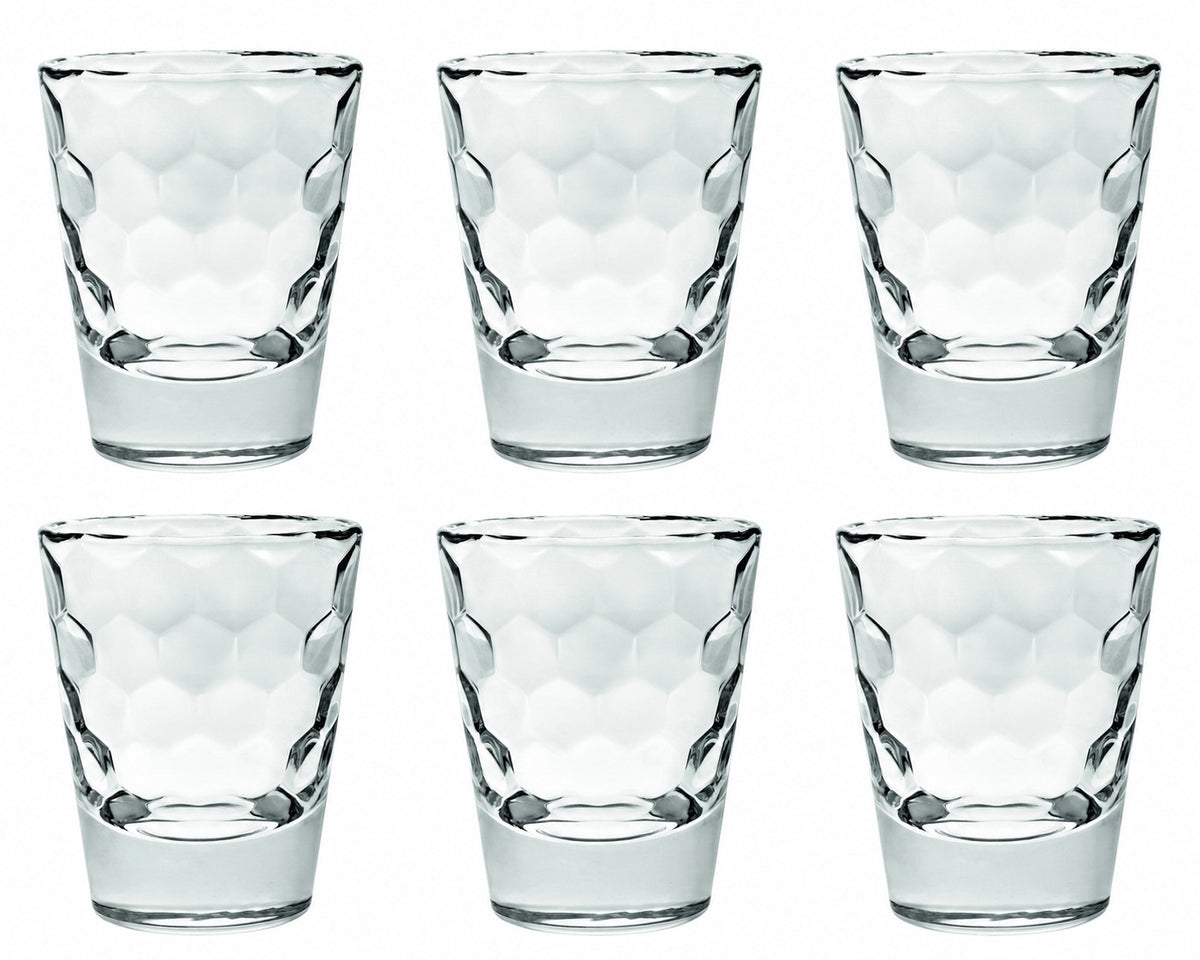 HONEY Set of 6 SHOT GLASSES 2OZ by Vidivi