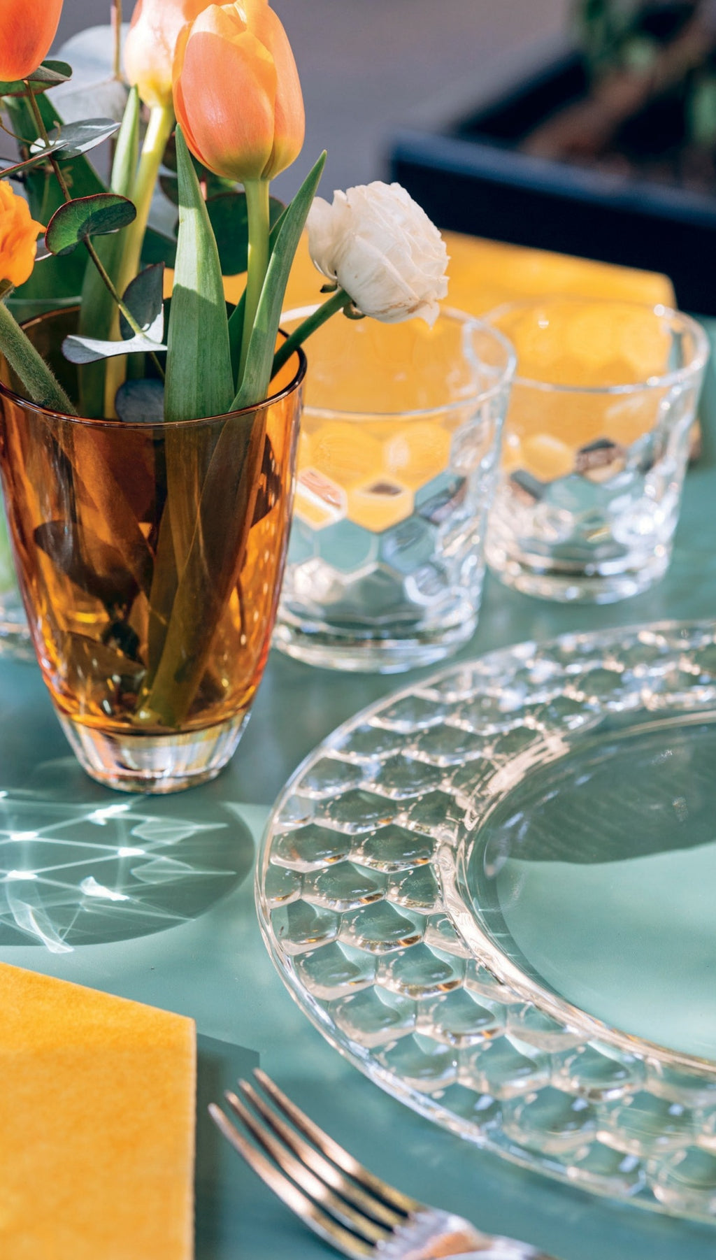 HONEY Set of 6 TUMBLER SMALL 7OZ by Vidivi