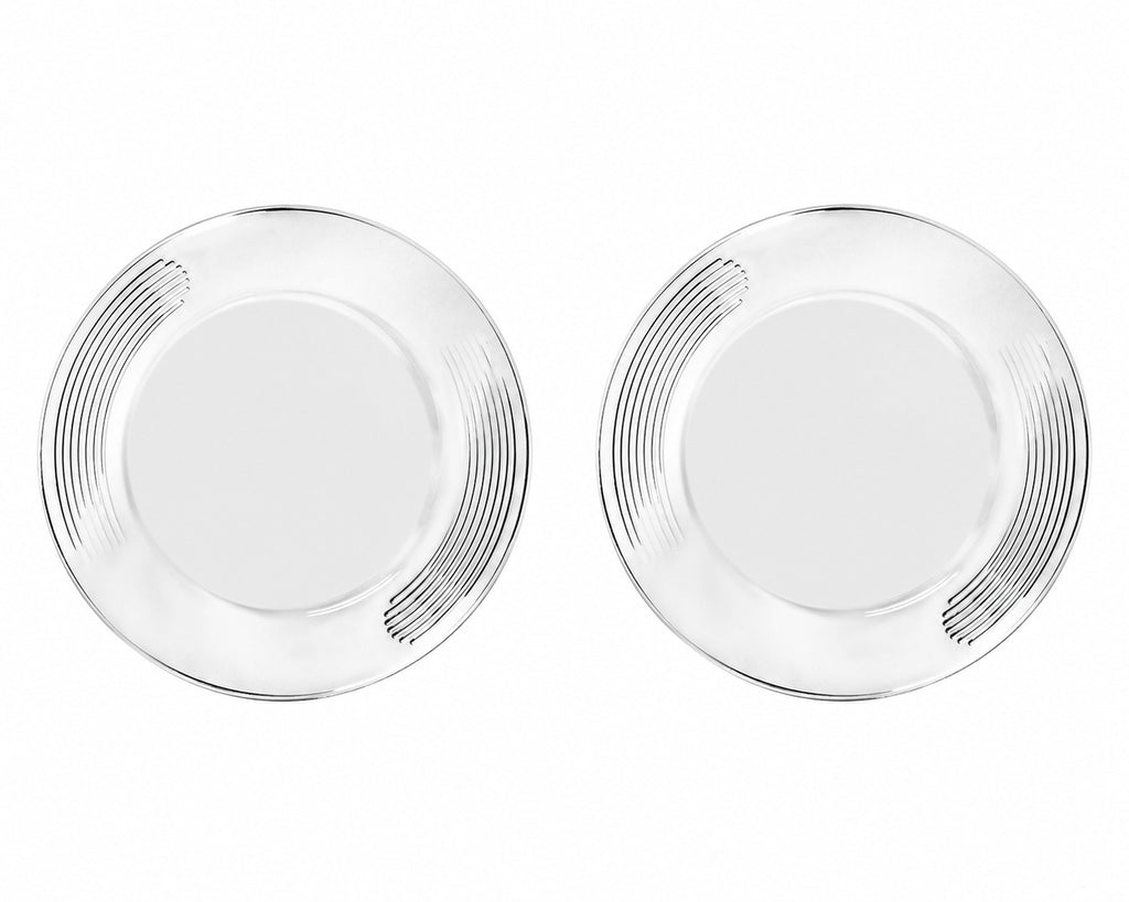 MURANO GRAFFIO SET OF 2 CHARGERS 13" by Vidivi