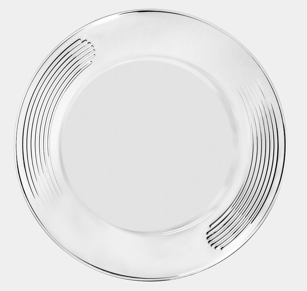 MURANO GRAFFIO SET OF 2 CHARGERS 13" by Vidivi