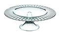 MURANO OTTICO FOOTED PLATE 13" by Vidivi