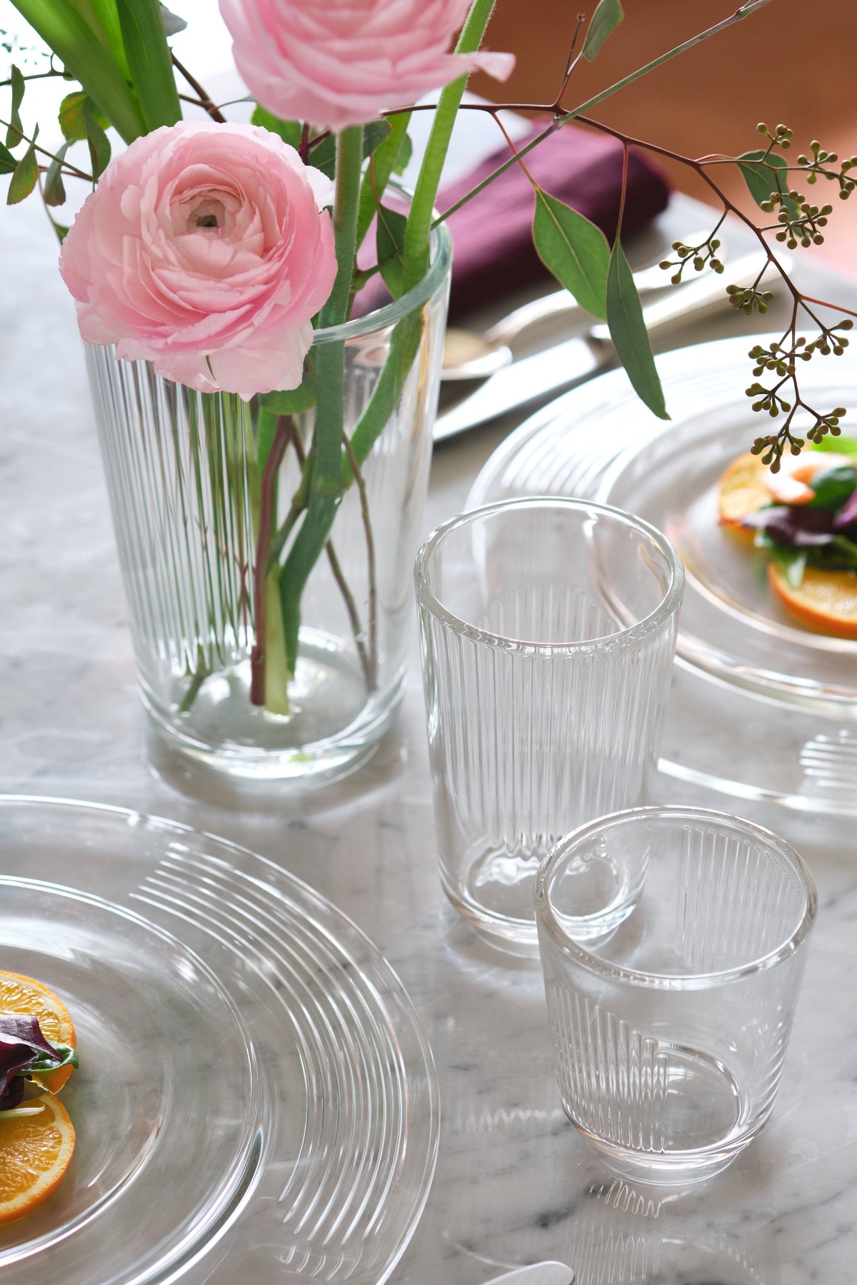MURANO GRAFFIO Set of 6 TUMBLER HB 15OZ lifestyle