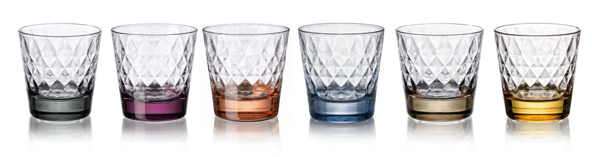 ELISIR SET OF 6 Drinkware Sets DOF 12OZ  6 COLORS