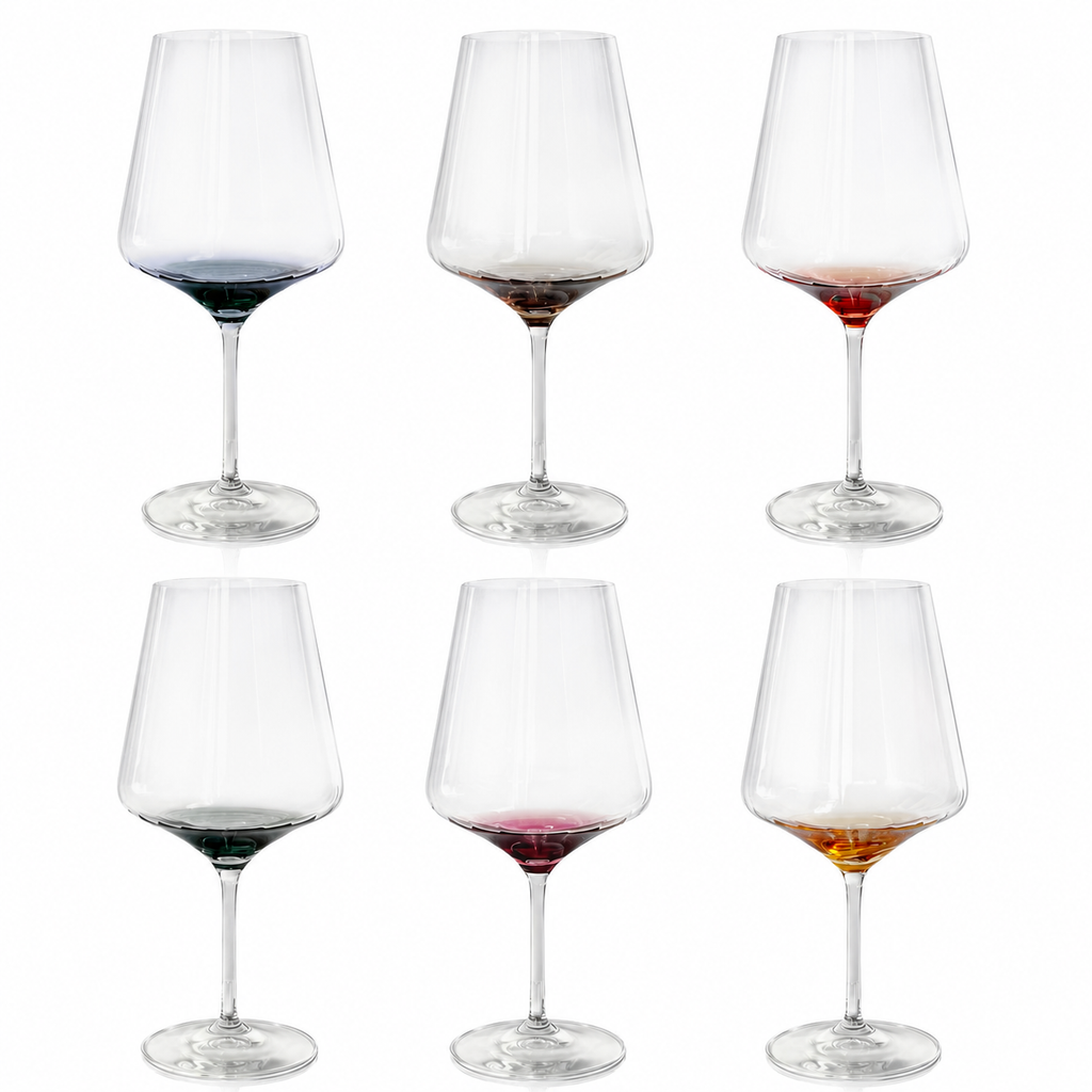 VDVM102310L set of 6 Elisir glasses in six colors